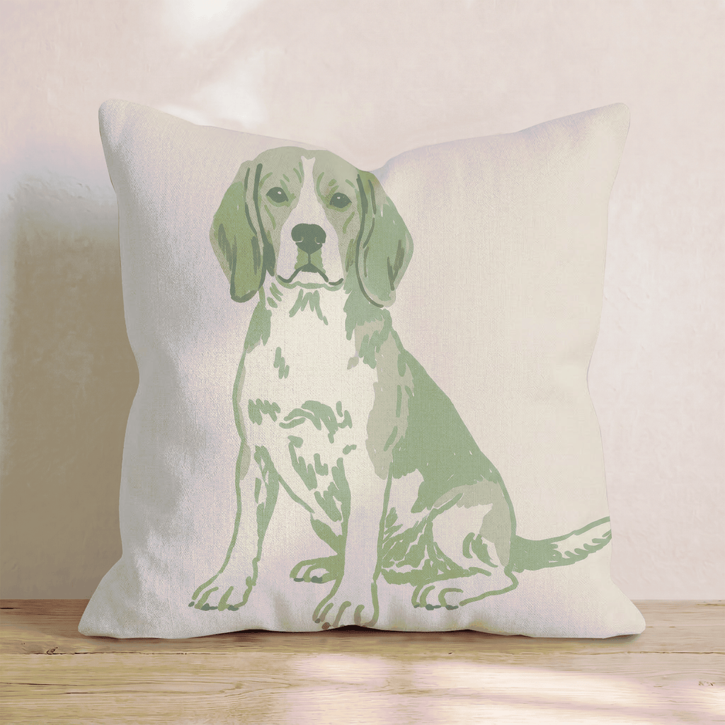 Beagle_ Throw Pillow - Hillcroft Home