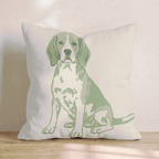 Beagle_ Throw Pillow - Hillcroft Home