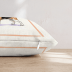 Beagle Tumbler Throw Pillow - Hillcroft Home
