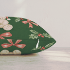 Beary Little Christmas Throw Pillow throw pillow - Hillcroft Home