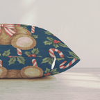 Beary Merry Throw Pillow throw pillow - Hillcroft Home
