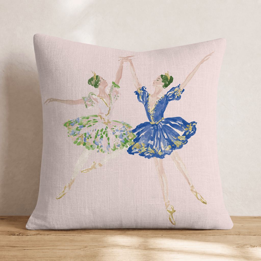 Beautiful Ballerinas Throw Pillow - Hillcroft Home