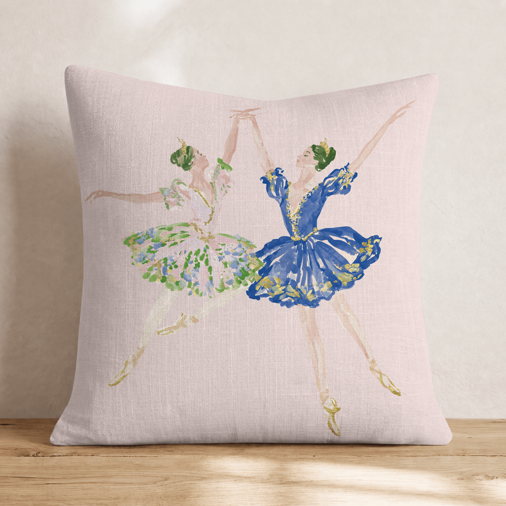 Beautiful Ballerinas Throw Pillow - Hillcroft Home