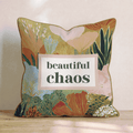 beautiful chaos Throw Pillow - Hillcroft Home