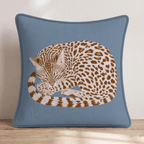 Bedtime Bengal Throw Pillow - Hillcroft Home