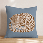 Bedtime Bengal Throw Pillow - Hillcroft Home