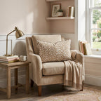 Beige Fawn Throw Pillow - Hillcroft Home