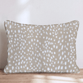 Beige Fawn Throw Pillow - Hillcroft Home