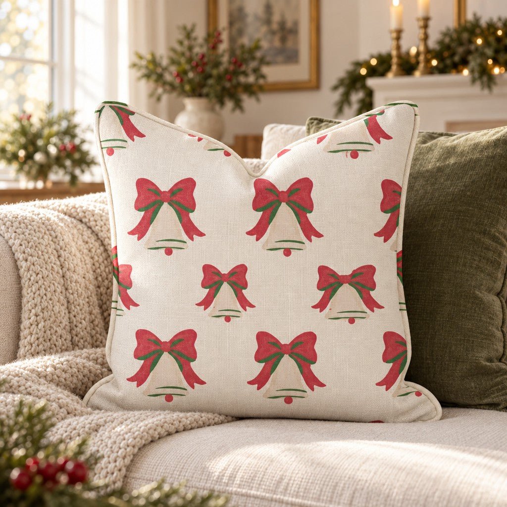 Belle & Bow Throw Pillow throw pillow - Hillcroft Home