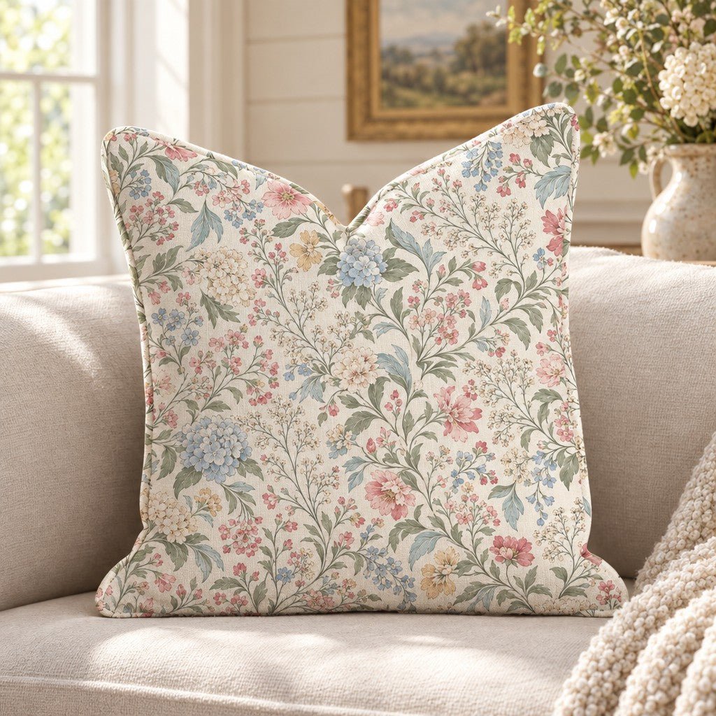 Belle Jardin Throw Pillow throw pillow - Hillcroft Home