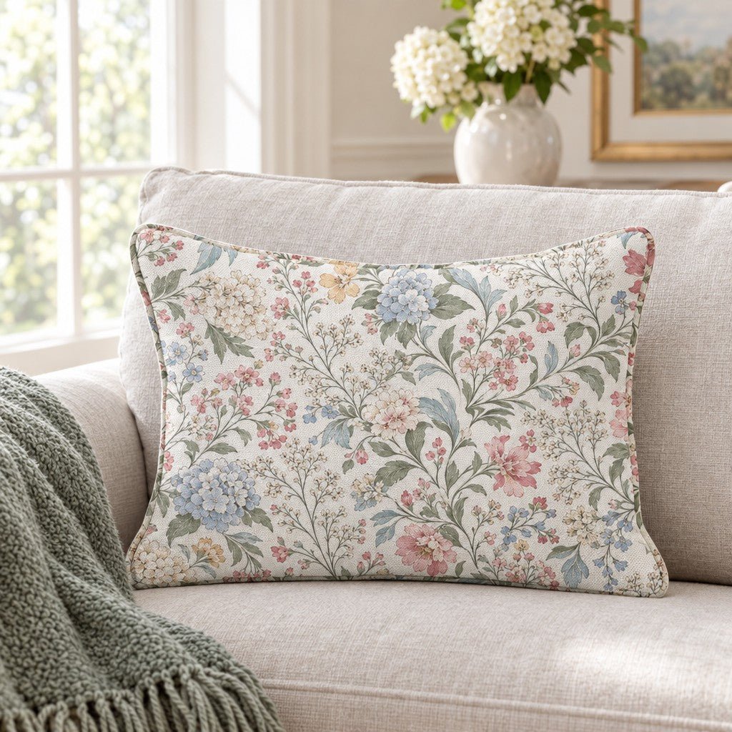 Belle Jardin Throw Pillow throw pillow - Hillcroft Home