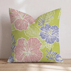 Beloved Flower Throw Pillow - Hillcroft Home