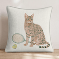 Bengal Tennis Star Throw Pillow - Hillcroft Home