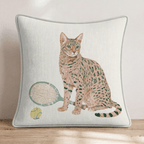 Bengal Tennis Star Throw Pillow - Hillcroft Home