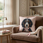 Bernedoodle Portrait Throw Pillow - Hillcroft Home