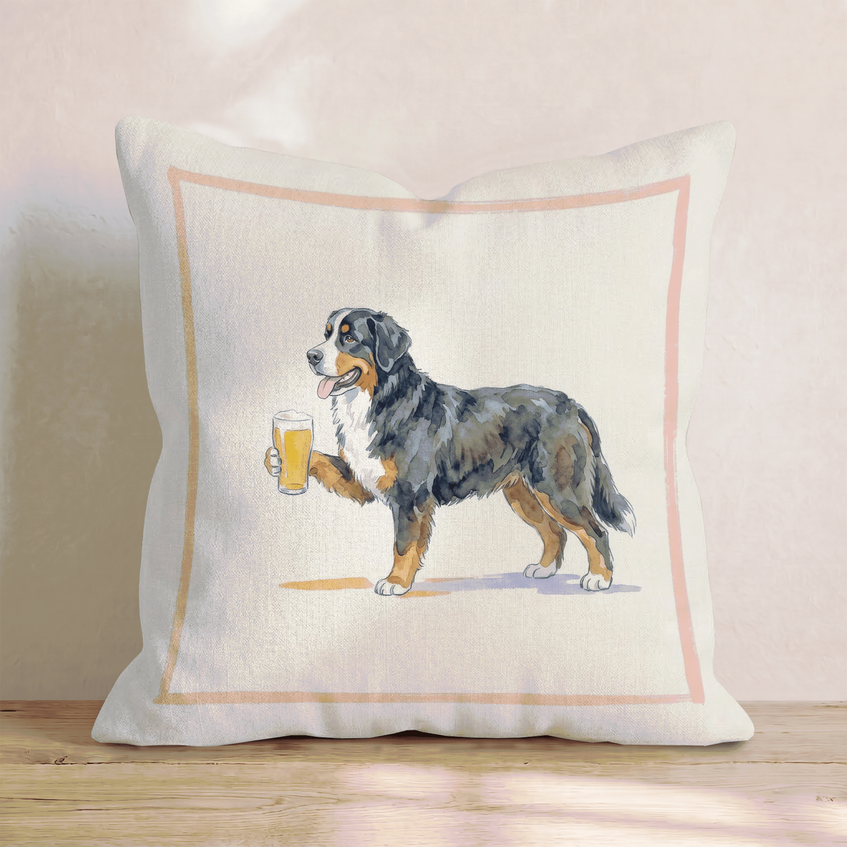 Bernese Lager Throw Pillow - Hillcroft Home