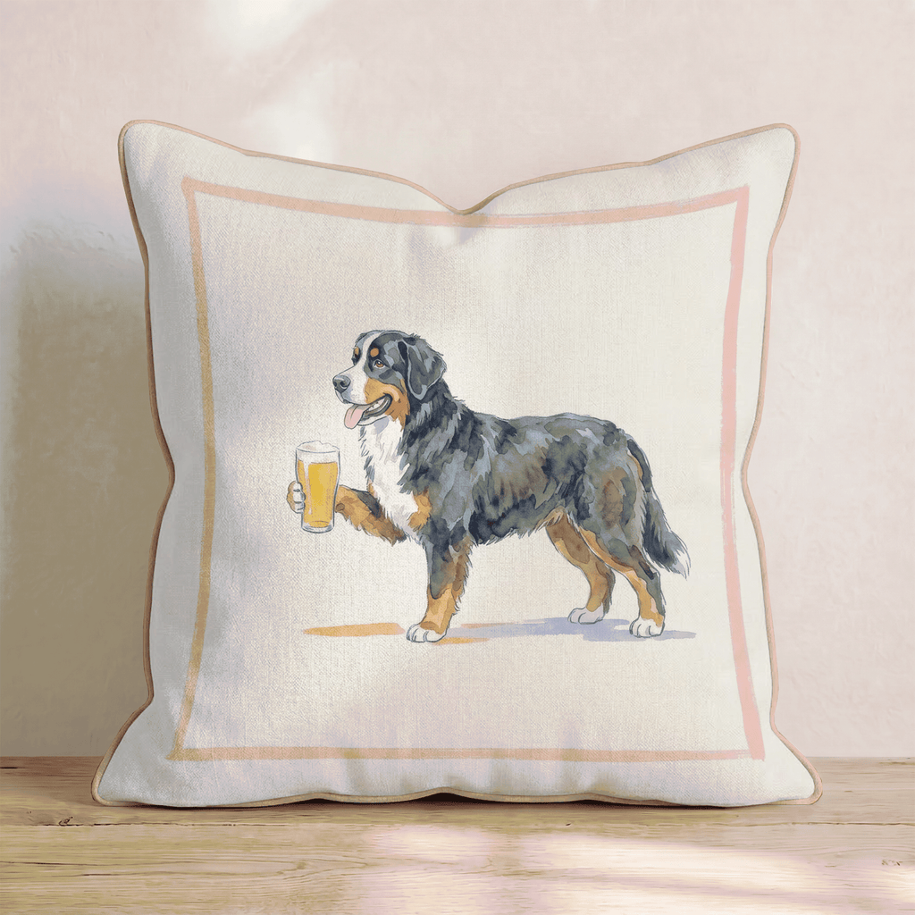 Bernese Lager Throw Pillow - Hillcroft Home