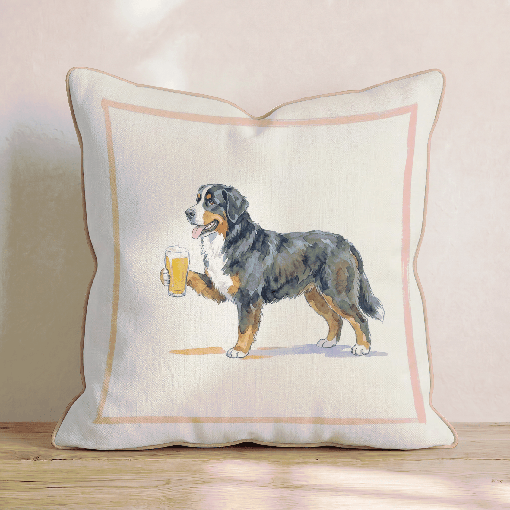Bernese Lager Throw Pillow - Hillcroft Home