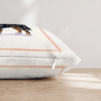 Bernese Mountain Dog Coffee Throw Pillow - Hillcroft Home
