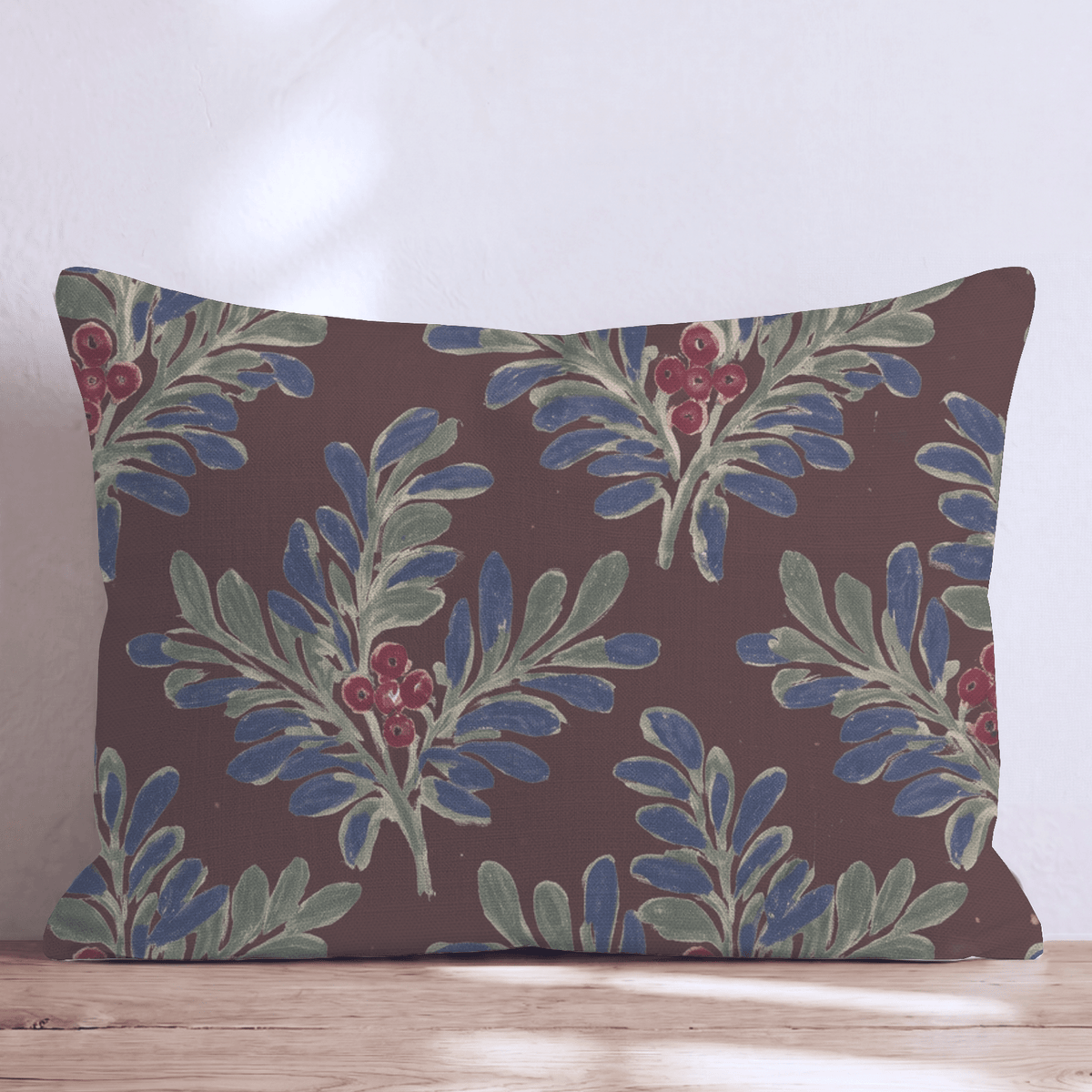 Berry Bramble After Dark Throw Pillow throw pillow - Hillcroft Home
