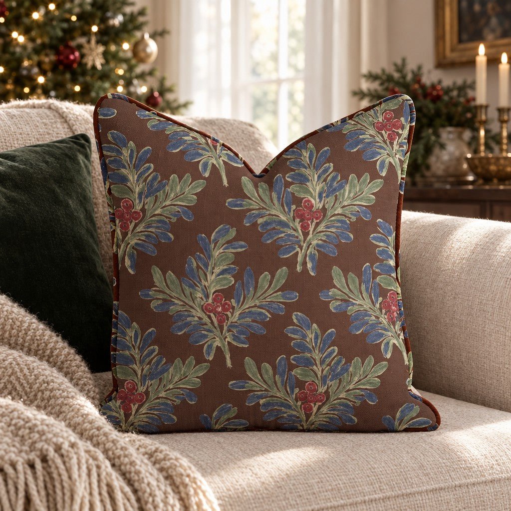 Berry Bramble After Dark Throw Pillow throw pillow - Hillcroft Home