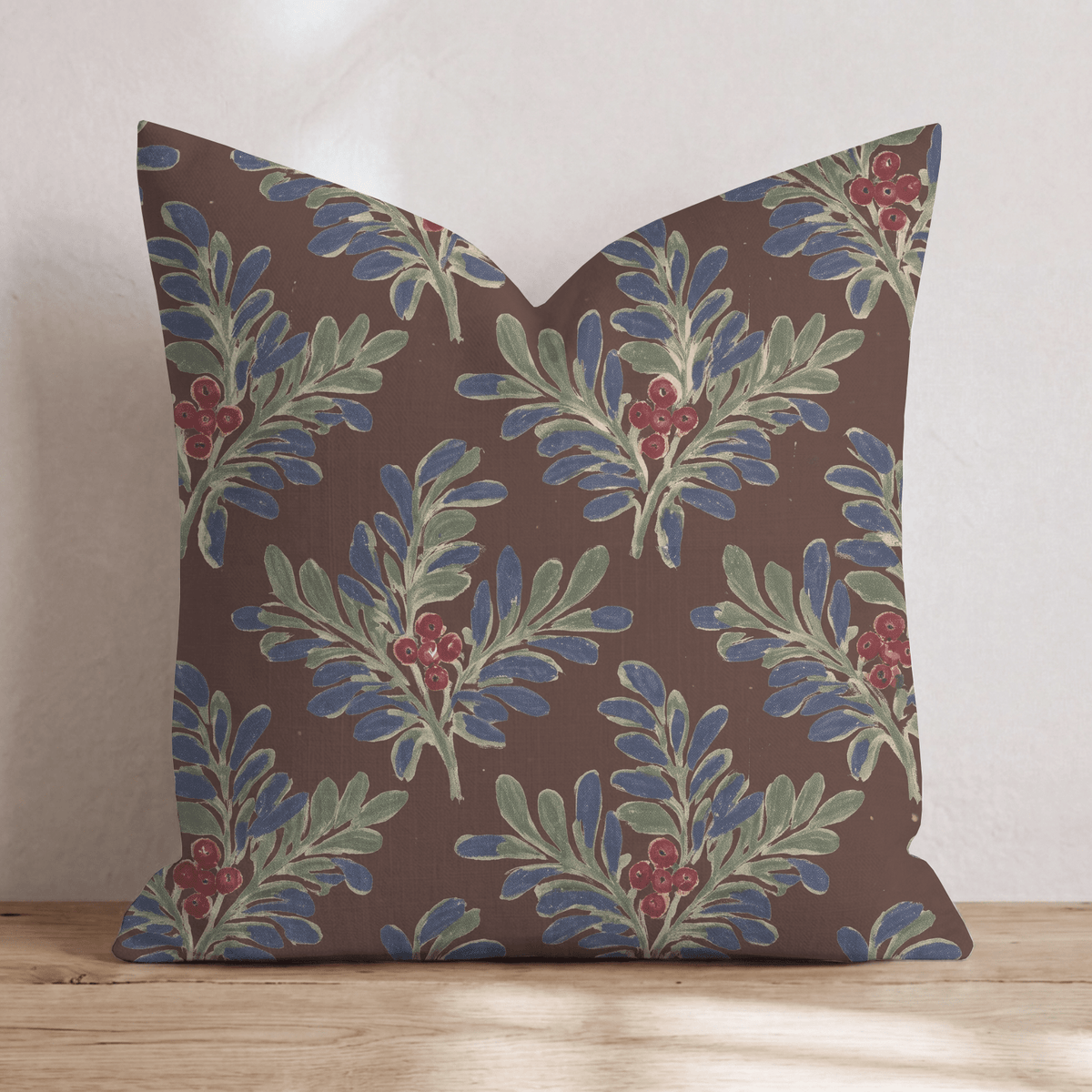 Berry Bramble After Dark Throw Pillow throw pillow - Hillcroft Home