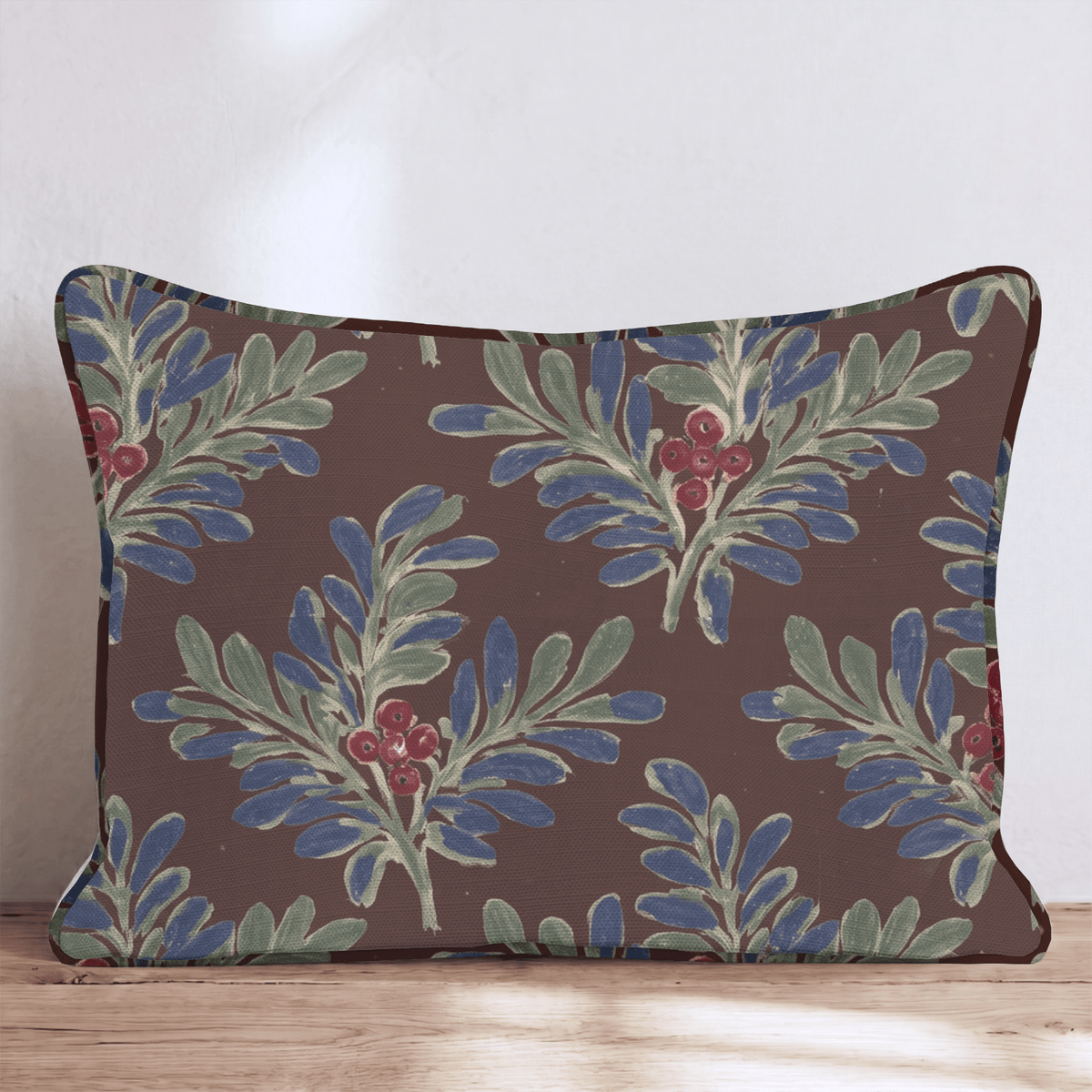 Berry Bramble After Dark Throw Pillow throw pillow - Hillcroft Home