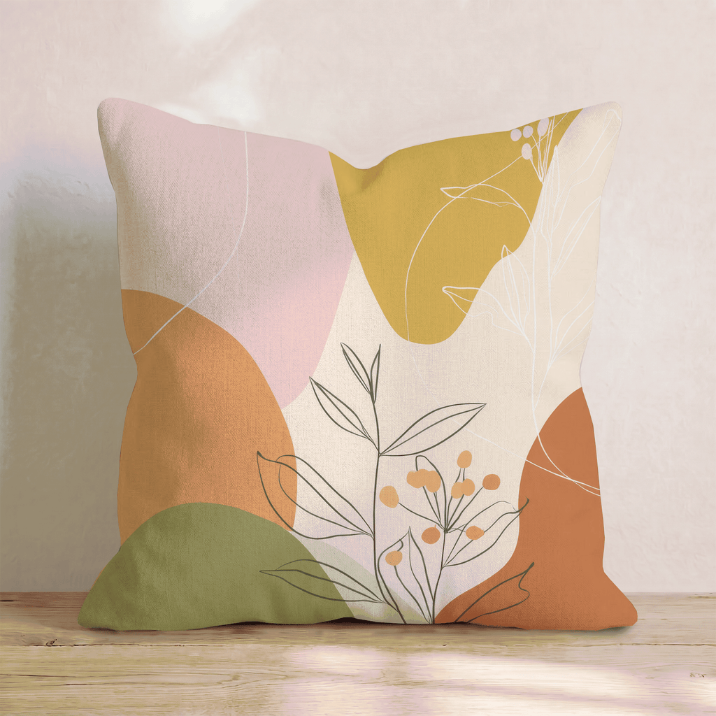 Berry Branch Boho Throw Pillow - Hillcroft Home