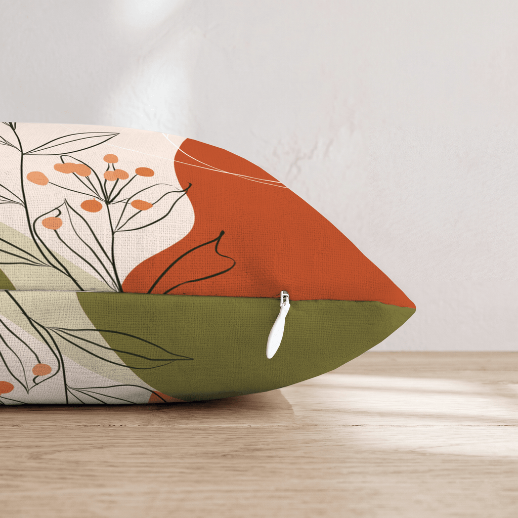 Berry Branch Boho Throw Pillow - Hillcroft Home
