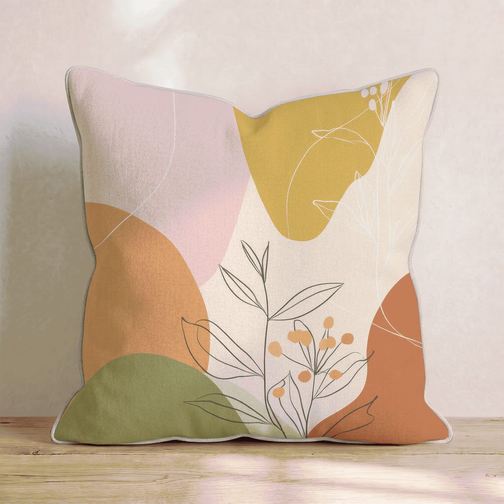 Berry Branch Boho Throw Pillow - Hillcroft Home