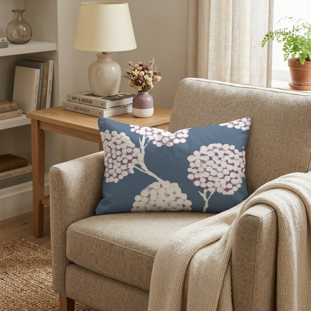 Berry Bush Throw Pillow - Hillcroft Home