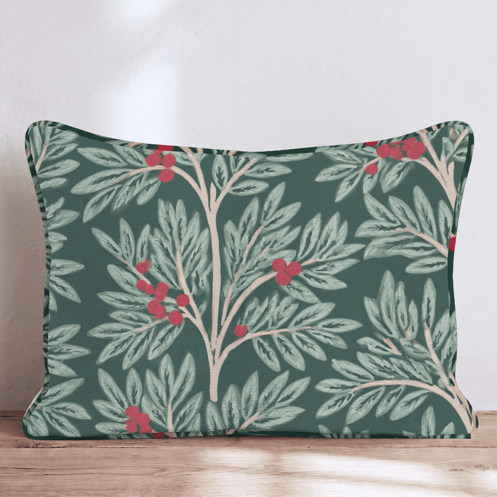 Berry Me in Christmas Throw Pillow throw pillow - Hillcroft Home