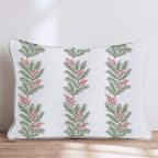 Berry Merry Garland Throw Pillow throw pillow - Hillcroft Home