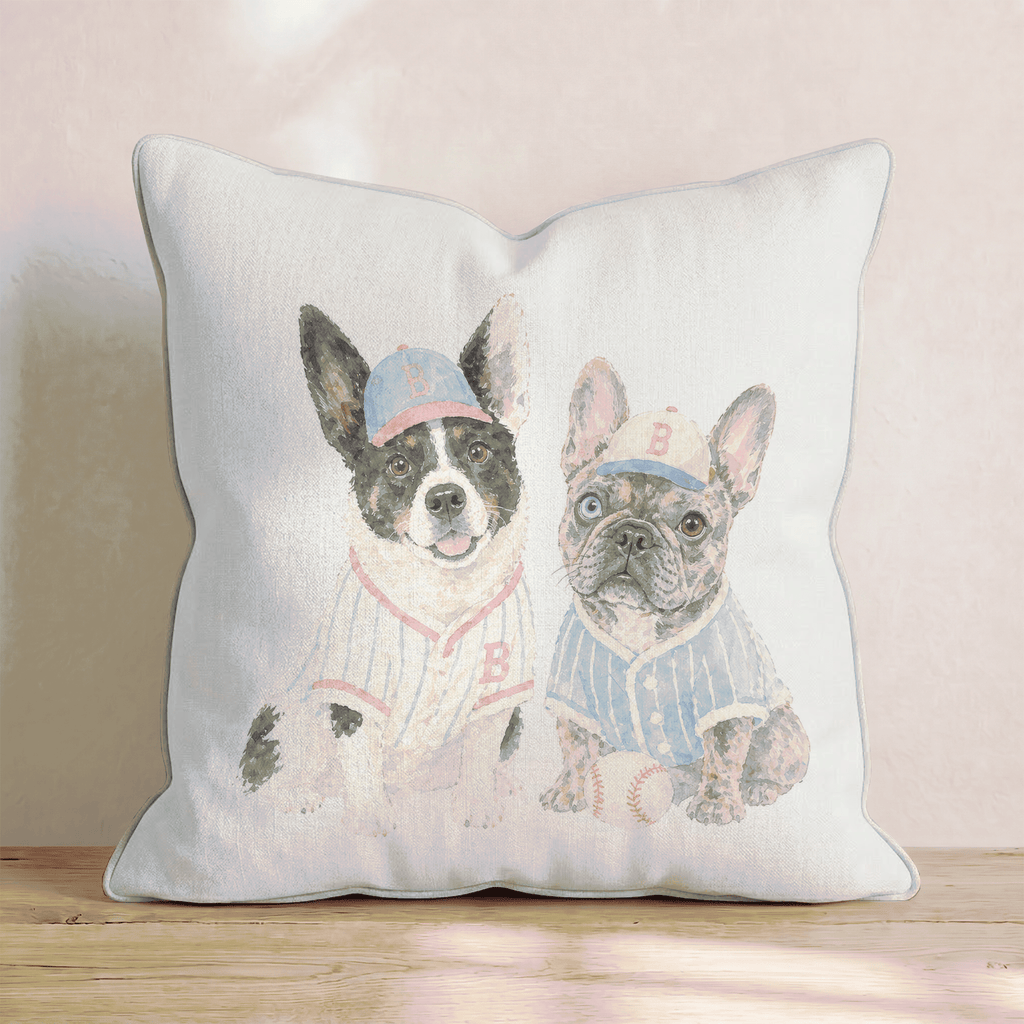 Best Buds Baseball Throw Pillow - Hillcroft Home