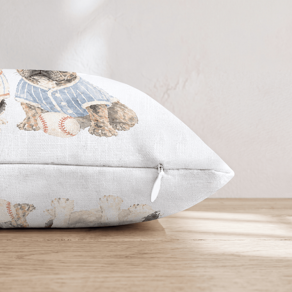 Best Buds Baseball Throw Pillow - Hillcroft Home