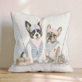 Best Buds Fishing Throw Pillow - Hillcroft Home