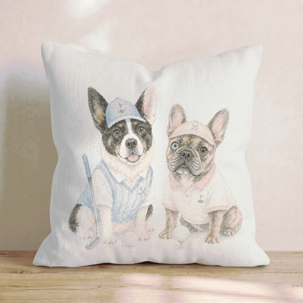 Best Buds Golf Throw Pillow - Hillcroft Home