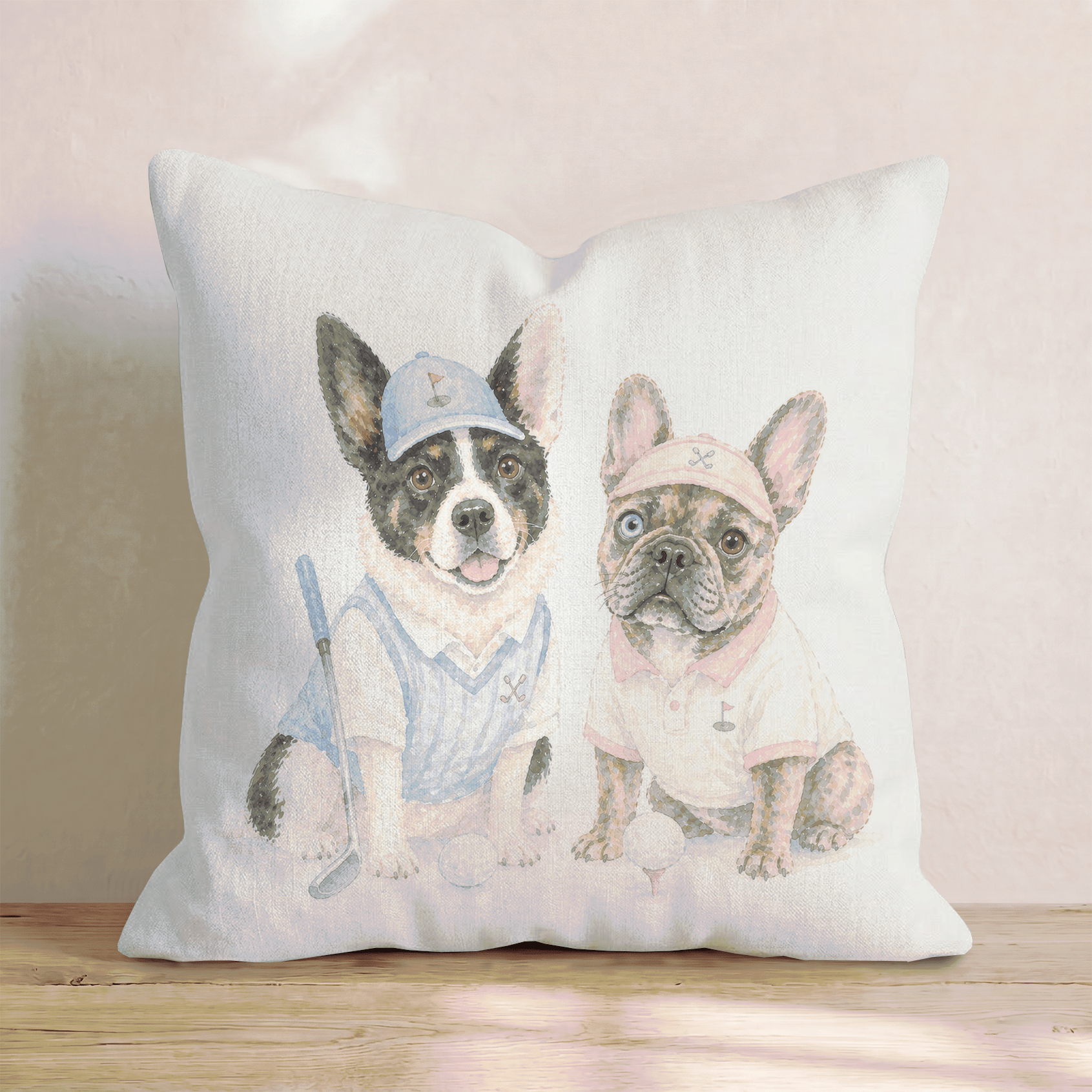 Best Buds Golf Throw Pillow - Hillcroft Home