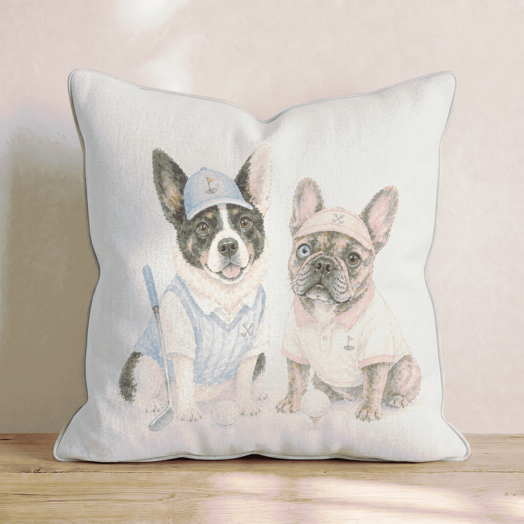 Best Buds Golf Throw Pillow - Hillcroft Home