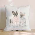 Best Buds Ice Skate Throw Pillow - Hillcroft Home