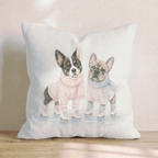 Best Buds Ice Skate Throw Pillow - Hillcroft Home
