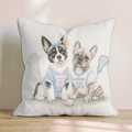 Best Buds Lacrosse Throw Pillow - Hillcroft Home