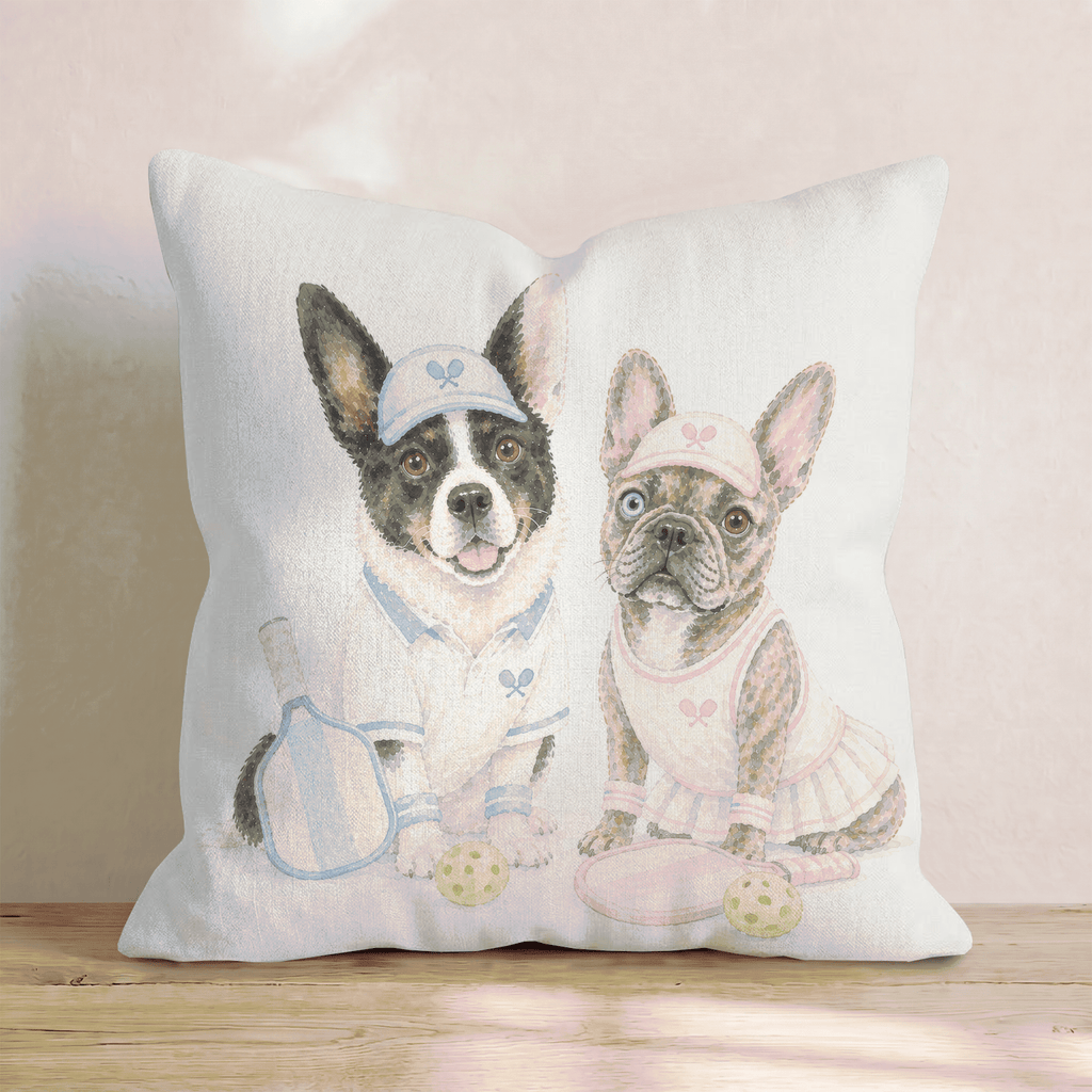 Best Buds Pickleball Throw Pillow - Hillcroft Home
