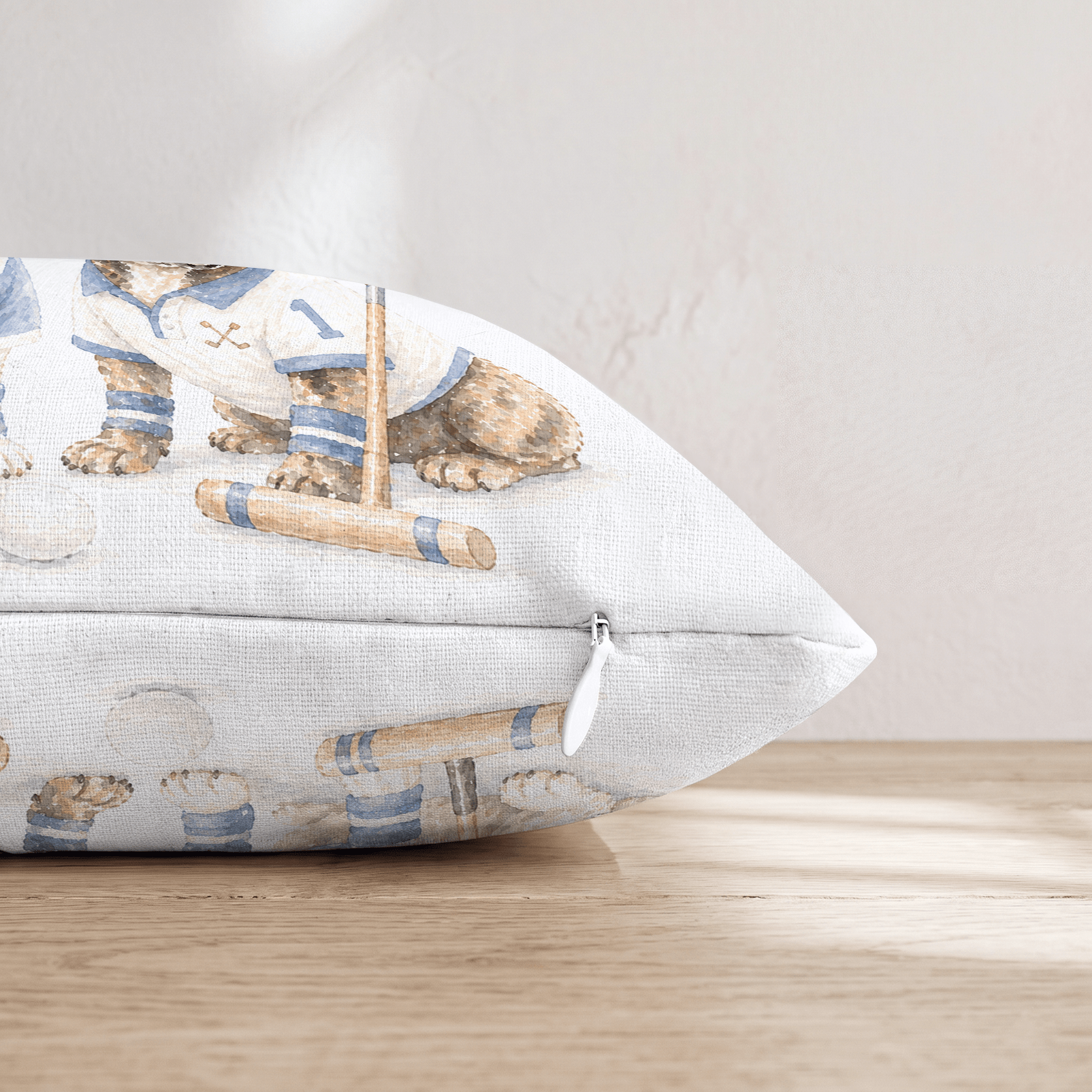 Best Buds Polo Throw Pillow - Hillcroft Home