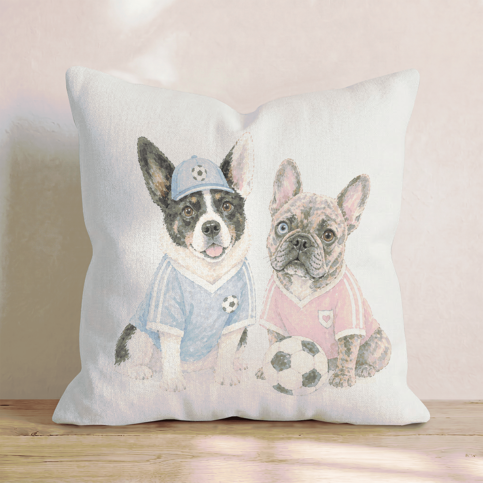 Best Buds Soccer Throw Pillow - Hillcroft Home