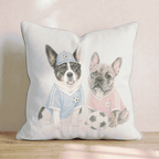 Best Buds Soccer Throw Pillow - Hillcroft Home