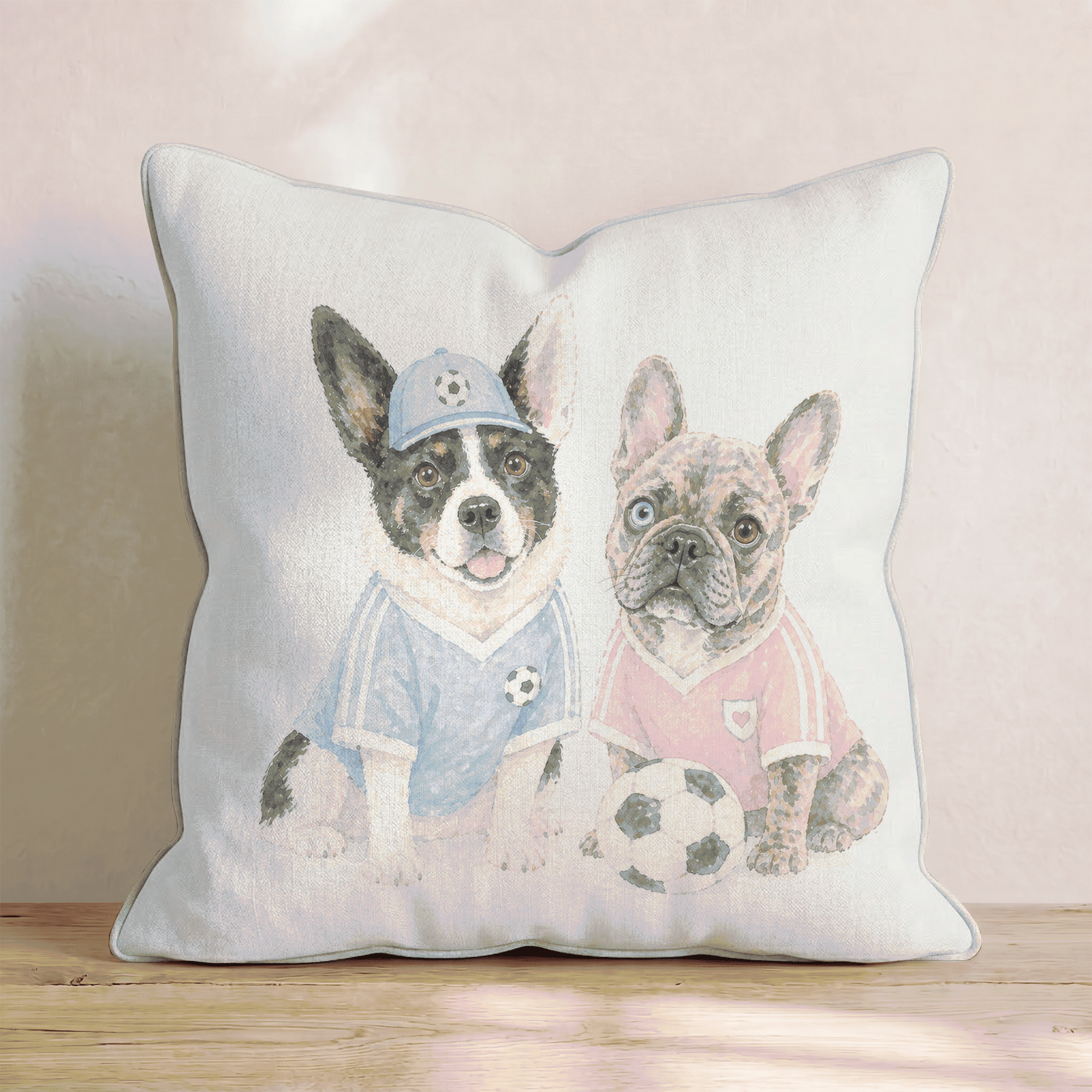 Best Buds Soccer Throw Pillow - Hillcroft Home