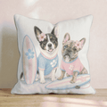 Best Buds Surf Throw Pillow - Hillcroft Home