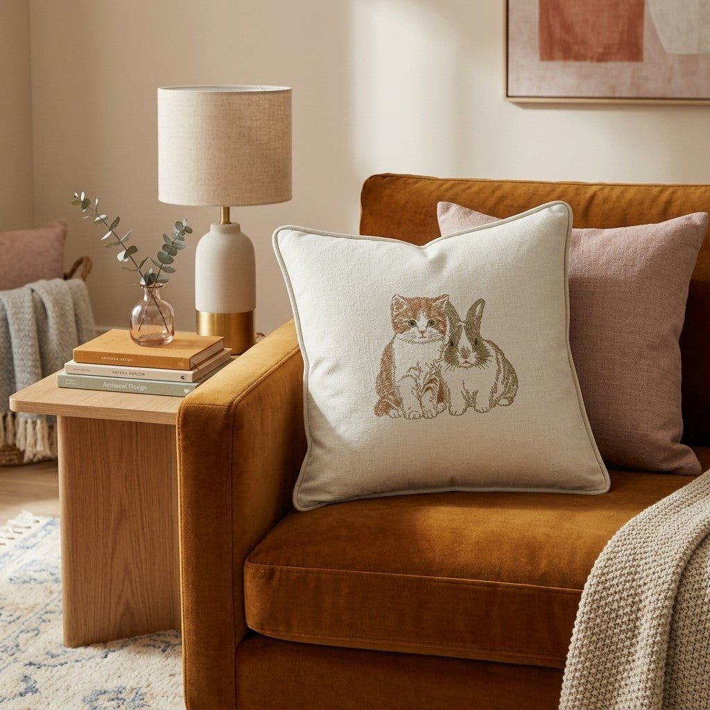 Best Friends Throw Pillow - Hillcroft Home