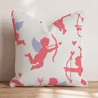 Better Call Cupid Throw Pillow - Hillcroft Home